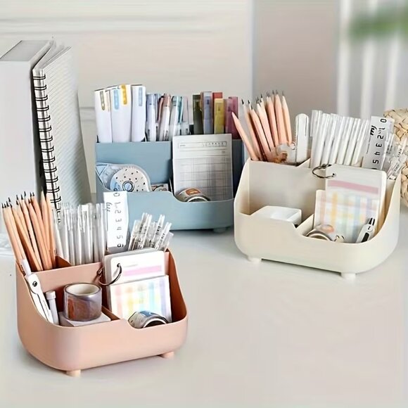 NEW Desktop Organizer, 5 Compartments - Picture 2 of 6